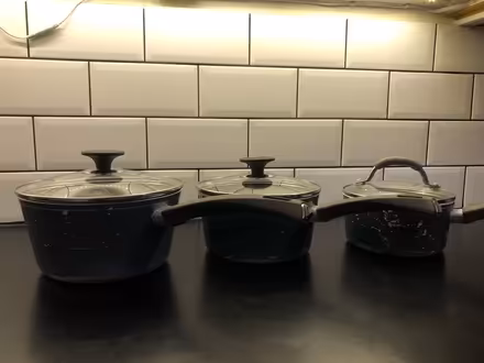 Photo of free 3 saucepans (Wallsend NE28) #1