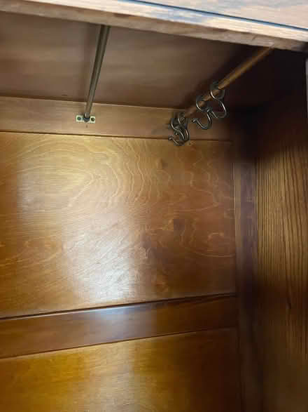 Photo of free Small antique wardrobe with mirror front (Wombourne WV5) #2