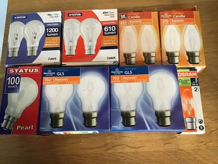 Photo of free Assorted bayonet style light bulbs (Presteigne LD8) #1
