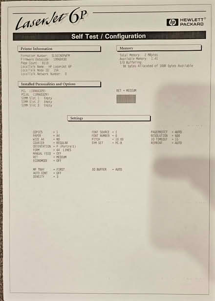 Photo of free HP LaserJet 6P - Black & White Laser Printer (IP5) #2