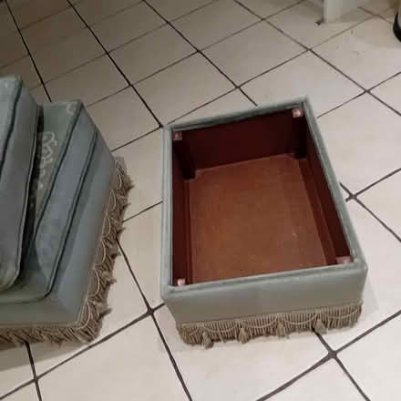 Photo of free 2 storage pouffes (Clitheroe BB7) #2