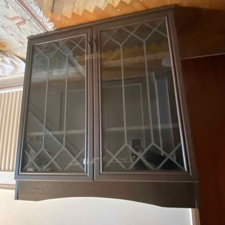 Photo of free Glass bookshelf / display shelves (Garston, WD25) #1