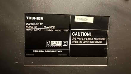 Photo of free Toshiba 37” TV (Drayton OX14) #2