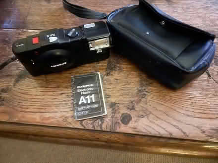 Photo of free Olympus electronic flash A11 camera - working? (Lyncombe) #1