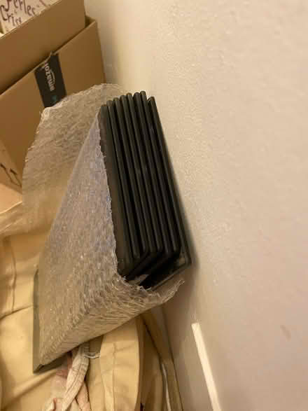 Photo of free Black glass shelving unit (Streatham Hill SW16) #4