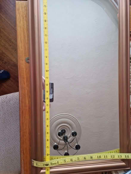 Photo of free Broze coloured framed mirror (Chadwell St Mary RM17) #1