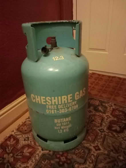 Photo of free Butane gas cylinder, full (Edgeley SK3) #1