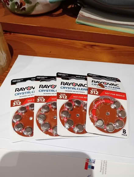 Photo of free RAYOVAC hearing aid batteries (Sale M33) #1