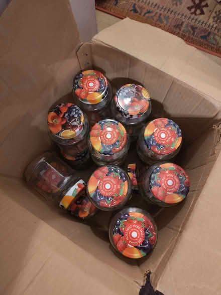 Photo of free Box of Large Glass Jars (Leckhampton GL53) #1