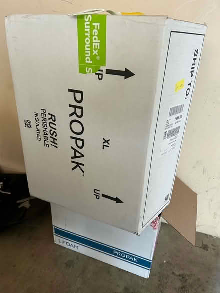 Photo of free 4 Styrofoam Boxes (near Downtown Menlo Park) #1