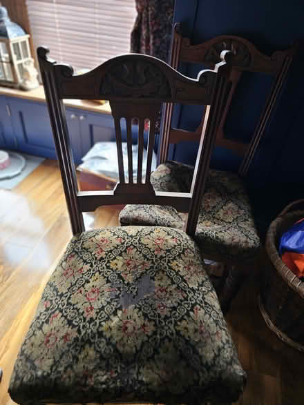 Photo of free Vintage edwardian chairs x 2 (Bootle merseyside) #1