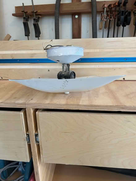 Photo of free 2 old school ceiling fixtures (West Petaluma) #1