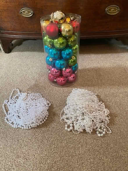 Photo of free Baubles and garlands (Privett PO12) #1
