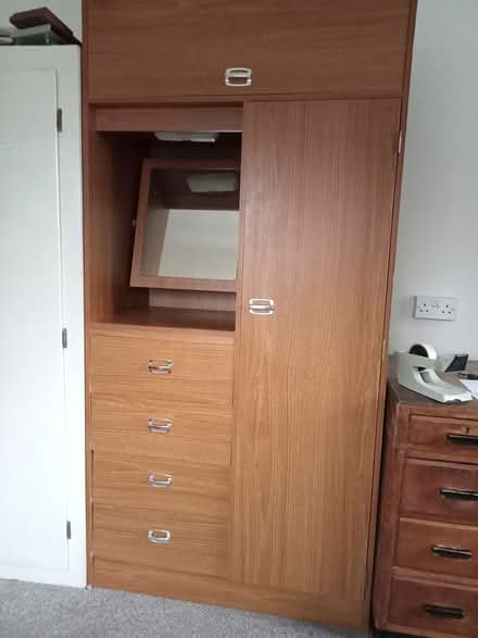Photo of free single wardrobe/dressingtable (PO13 Lee-on-the-Solent) #1