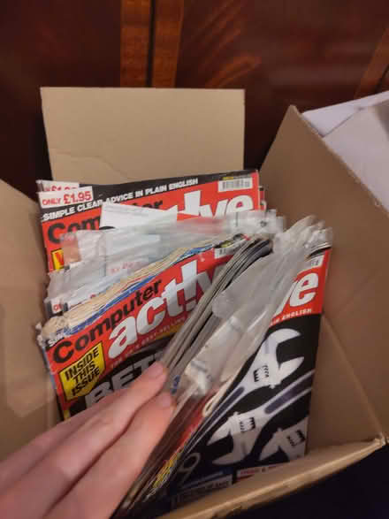 Photo of free Box of Computer Active Magazines (Leckhampton GL53) #1