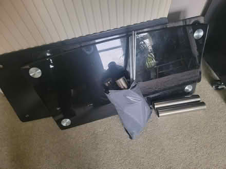Photo of free Glass tv unit (Budleigh Salterton EX9) #1