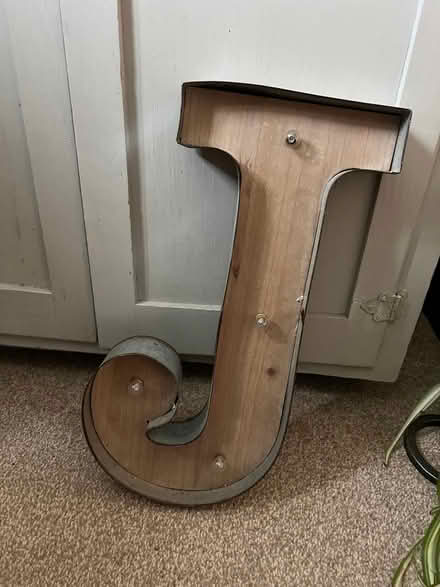 Photo of free Decorative Letter J (Bidston Hill CH43) #1