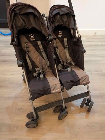Photo of free McLaren Double Buggy/ Pushchair (AL3) #1