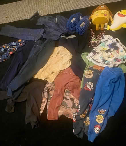 Photo of free clothes 3-4 yrs, baby shark Duggee (Shenley Brook end MK5) #1