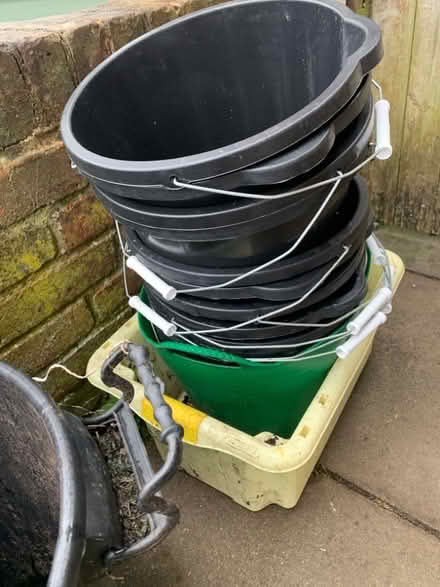 Photo of free Black buckets (Pond Park HP5) #1