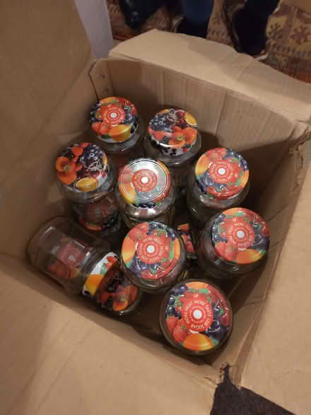 Photo of free Box of Large Glass Jars (Leckhampton GL53) #3