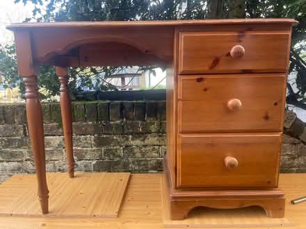 Photo of free Pine Desk with Drawers (Boscombe, Bournemouth) #1