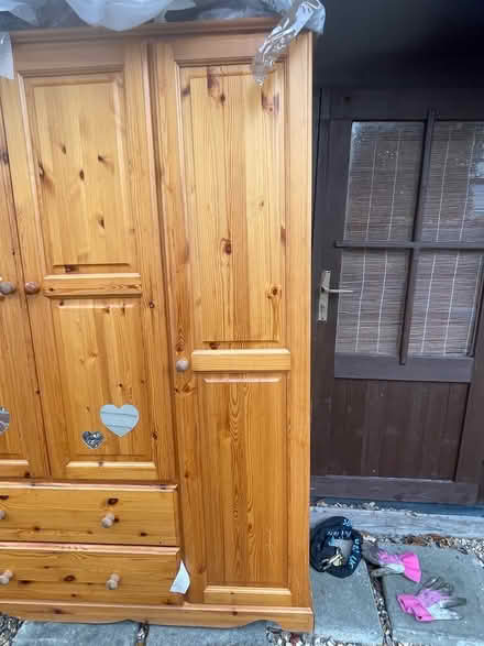 Photo of free 3 Door Pine Wardrobe (Boscombe, Bournemouth) #4