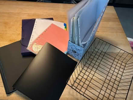 Photo of free Stationery - files, dividers and plastic inserts (Old Town SG1) #1