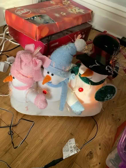 Photo of free Fibre optic snowman family (Southport PR8) #1