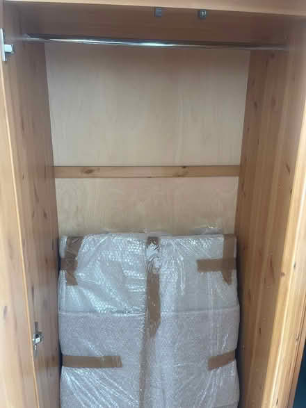 Photo of free Tall pine Double Wardrobe (Boscombe, Bournemouth) #2