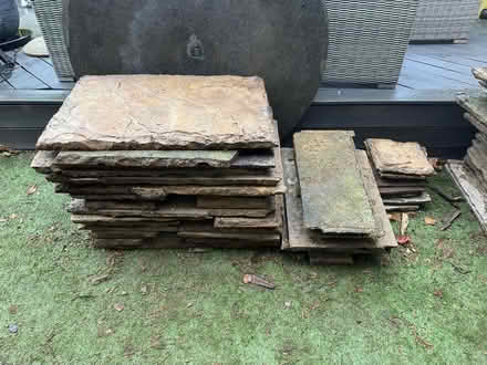 Photo of free Fossil Mint Indian Sandstone Paving (BR6) #2