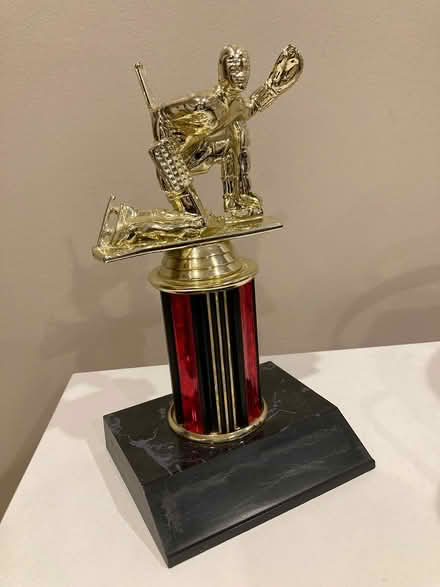 Photo of free Hockey Goalie Trophy (Greenbank/West Hunt Club) #4