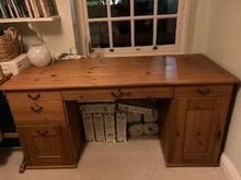 Photo of free Wooden desk (Calver S32) #1