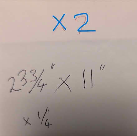 Photo of free Glass shelves (toughened) (Bishops Caundle Sherborne) #2