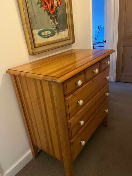 Photo of free Pine chest of drawers (Bramley GU5) #1