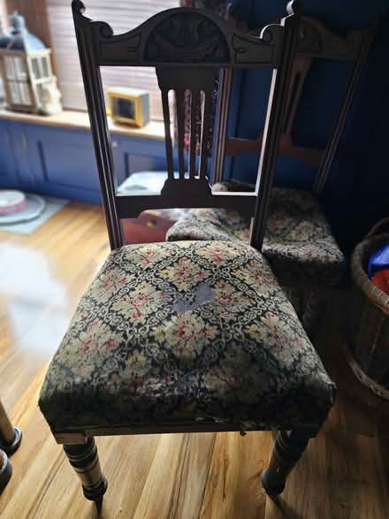 Photo of free Vintage edwardian chairs x 2 (Bootle merseyside) #2
