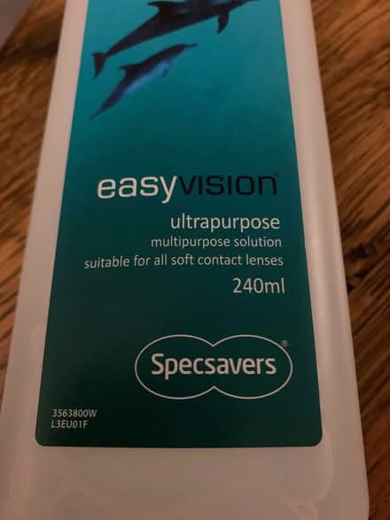 Photo of free Contact lens solution (Downley HP13) #2