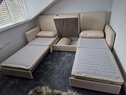 Photo of free Ikea twin sofa-beds & storage unit (Finchampstead RG40) #2