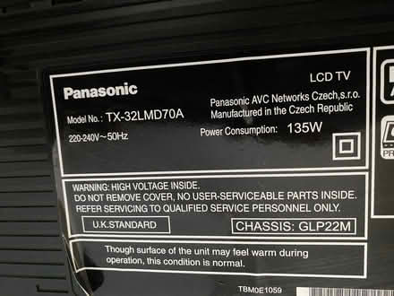 Photo of free Panasonic 32" TV (Twickenham TW1) #2