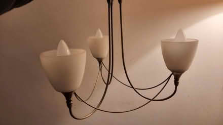 Photo of free Two 3-lamp ceiling light fittings (cockermouth) #1