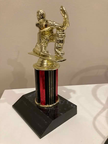 Photo of free Hockey Goalie Trophy (Greenbank/West Hunt Club) #3