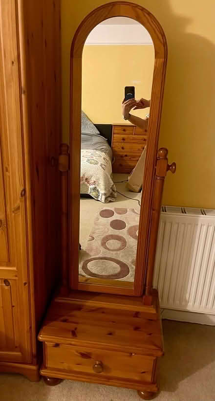 Photo of free Pine Dressing Mirror + Drawer (Boscombe, Bournemouth) #1
