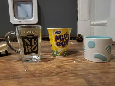 Photo of free Two mugs/one glass (EH15) #1