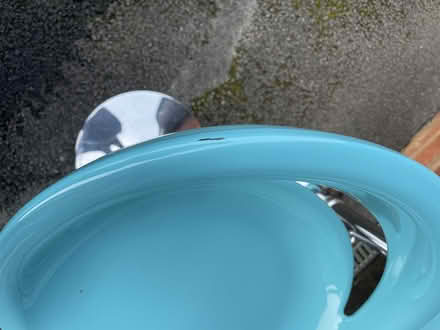 Photo of free 4 bar stool - light blue (Lower Kingswood KT20) #4