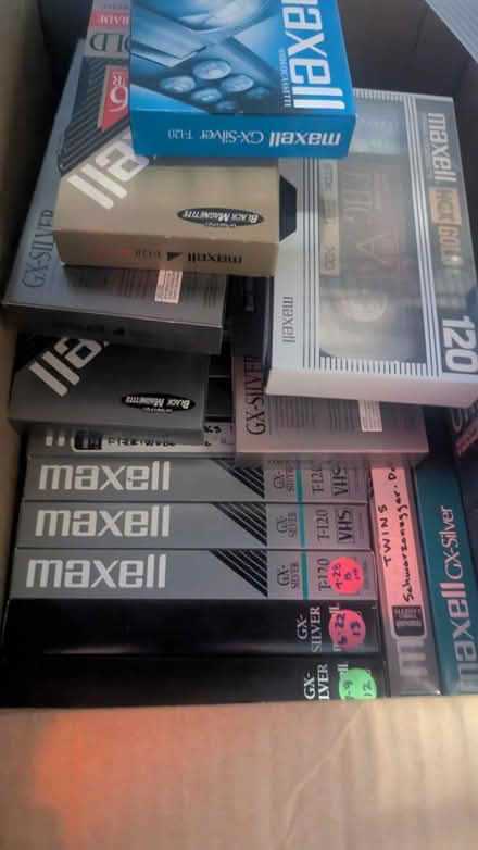 Photo of free VHS tapes - blank and not blank (Park View - Colombia Heights) #1