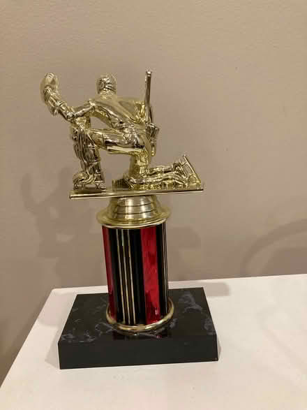 Photo of free Hockey Goalie Trophy (Greenbank/West Hunt Club) #2