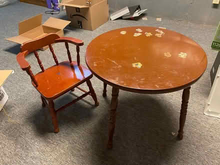 Photo of free Kids Table & Chair solid wood (Aurora, ON) #1