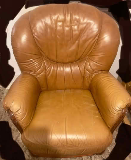 Photo of free Leather Armchair (Whetstones) #1