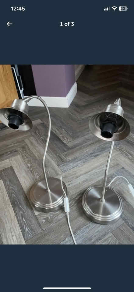 Photo of free Two standalone lamps, no lampshades (Bridge of Allan FK9) #1