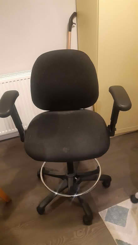 Photo of free Draughtsman's chair, adjustable (Little Downham CB6) #3